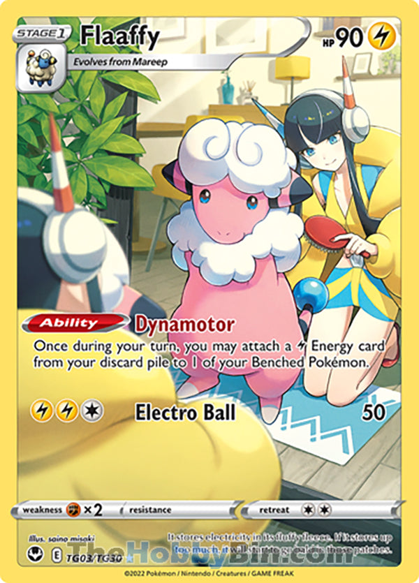 Flaaffy #TG03/TG30 Trainer Gallery Holo - Silver Tempest Pokemon card