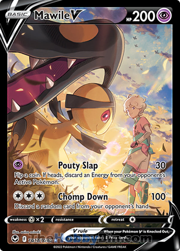 Mawile V #TG17/TG30 Trainer Gallery V - Silver Tempest Pokemon card