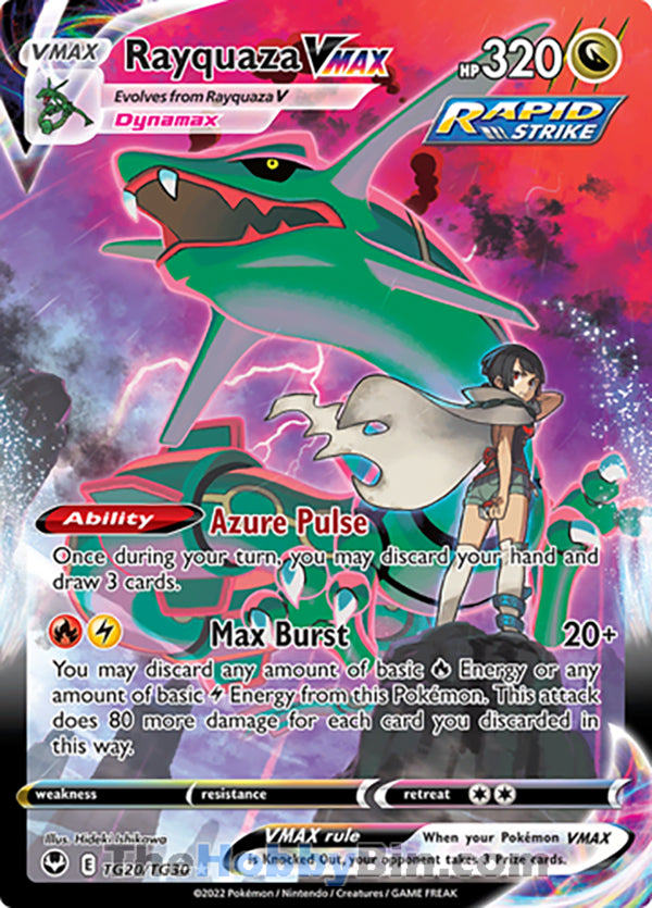Rayquaza VMAX #TG20/TG30 Trainer Gallery VMAX - Silver Tempest Pokemon card