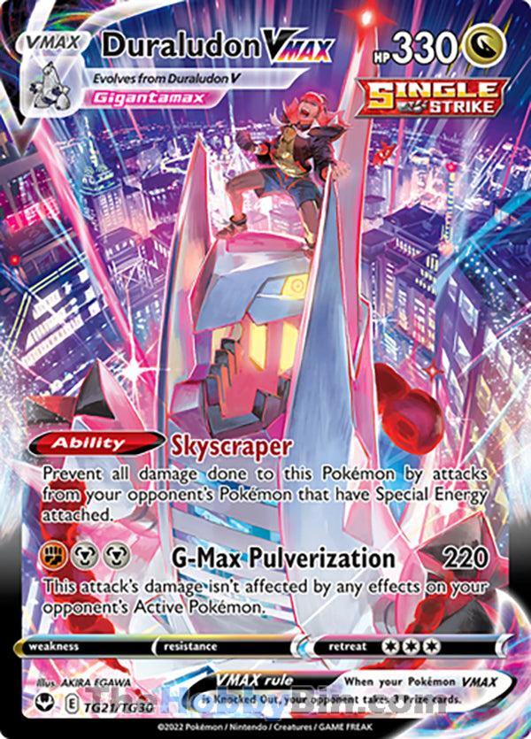 Duraludon VMAX #TG21/TG30 Trainer Gallery VMAX - Silver Tempest Pokemon card