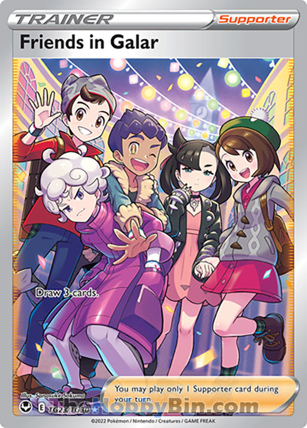 Friends in Galar #TG23/TG30 Trainer Gallery Trainer - Silver Tempest Pokemon card