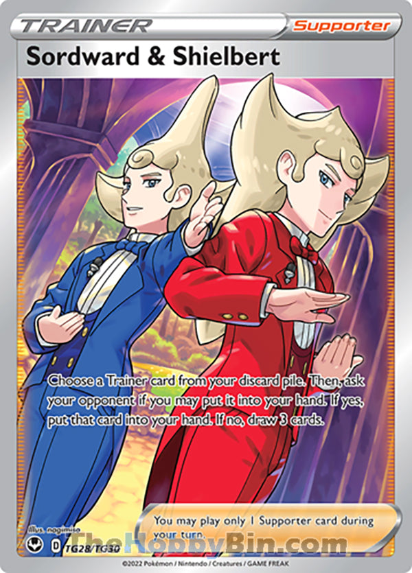 Sordward & Shielbert #TG28/TG30 Trainer Gallery Trainer - Silver Tempest Pokemon card