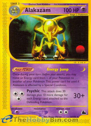 0002 Alakazam Rare Skyridge