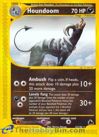 0012 Houndoom Rare Skyridge