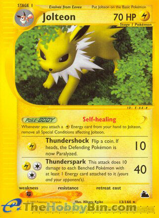 Jolteon Skyridge Rare #13/144