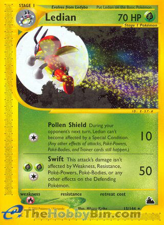 0015 Ledian Rare Skyridge