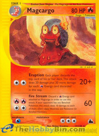 0017 Magcargo Rare Skyridge