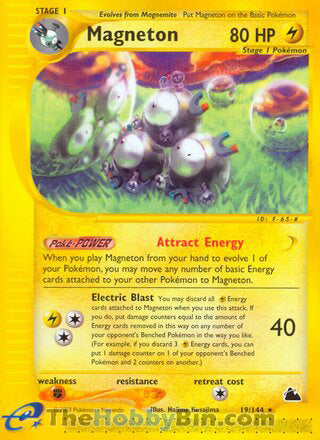 0019 Magneton Rare Skyridge