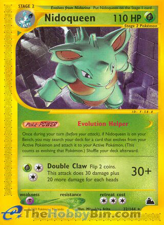 0022 Nidoqueen Rare Skyridge