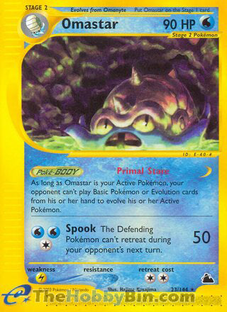 0023 Omastar Rare Skyridge
