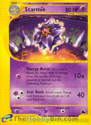 Starmie Skyridge Rare #30/144