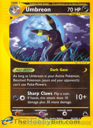 Umbreon Skyridge Rare #32/144