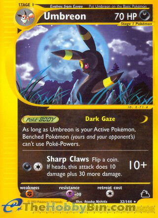 0032 Umbreon Rare Skyridge