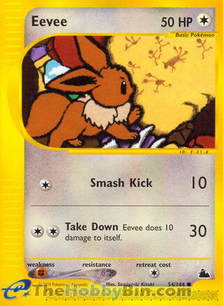 Eevee Skyridge Common #54/144