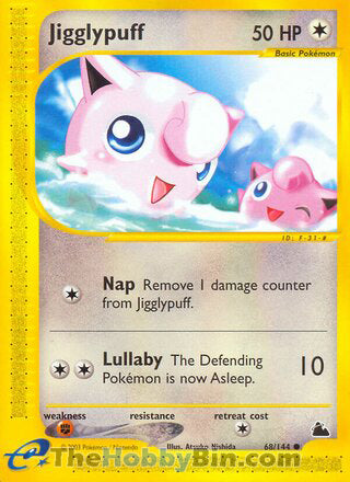 Jigglypuff #68/144 Common - Skyridge Pokemon card