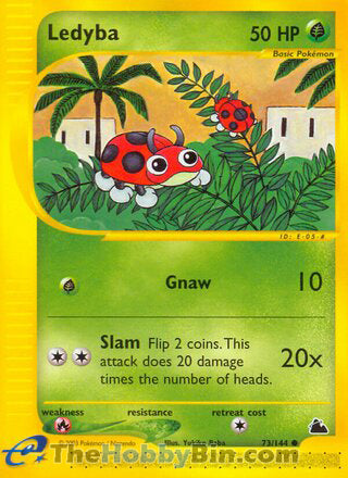 Ledyba #73/144 Common - Skyridge Pokemon card