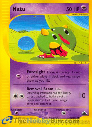 Natu #80/144 Common - Skyridge Pokemon card