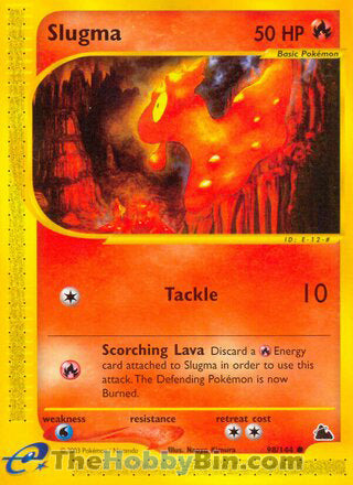 Slugma #98/144 Common - Skyridge Pokemon card