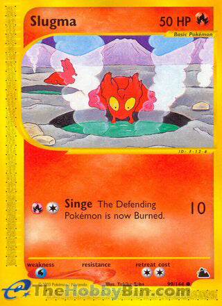 Slugma #99/144 Common - Skyridge Pokemon card