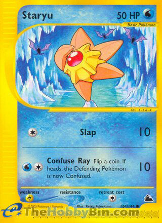 Staryu #104/144 Common - Skyridge Pokemon card