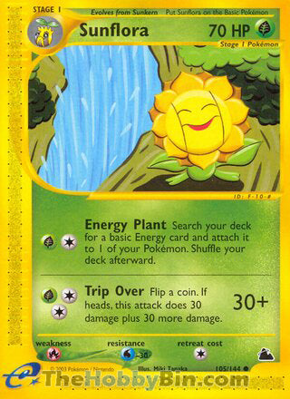 Sunflora #105/144 Common - Skyridge Pokemon card