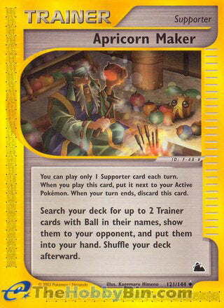 Apricorn Maker #121/144 Uncommon - Skyridge Pokemon card