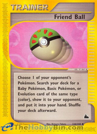 0126 Friend Ball Uncommon Skyridge