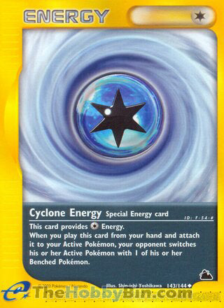 Cyclone Energy #143/144 Uncommon - Skyridge Pokemon card