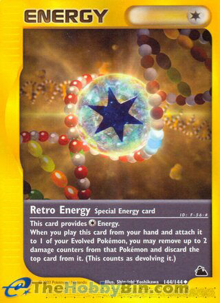 Retro Energy #144/144 Uncommon - Skyridge Pokemon card