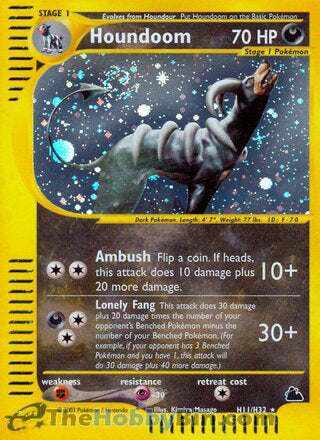 Houndoom #H11 Holo Rare