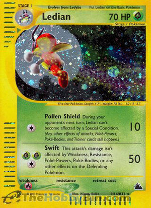 0000H014 Ledian Holo Rare Skyridge