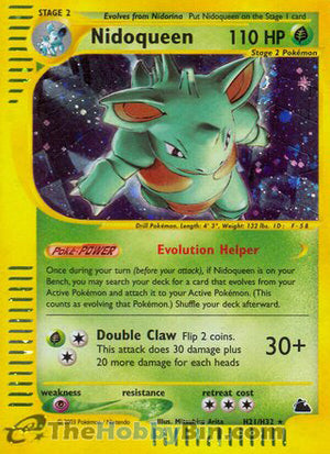 0000H021 Nidoqueen Holo Rare Skyridge