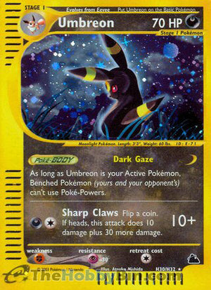 0000H030 Umbreon Holo Rare Skyridge
