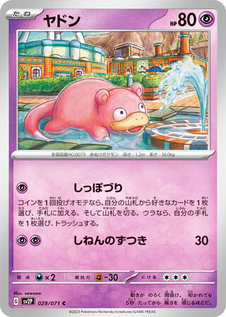 Slowpoke Snow Hazard Common #029