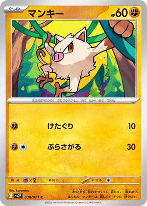 0038 Mankey Common Snow Hazard