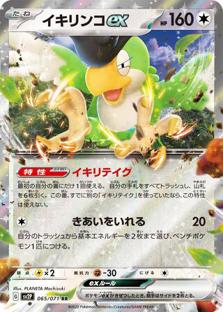 Squawkabilly ex #065 Double Rare - Snow Hazard Japanese Pokemon card
