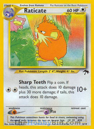 0006 Raticate Promo Southern Islands
