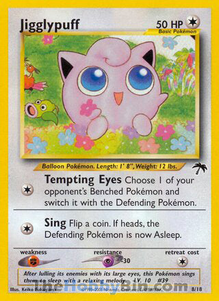 Jigglypuff Southern Islands Promo #8/18