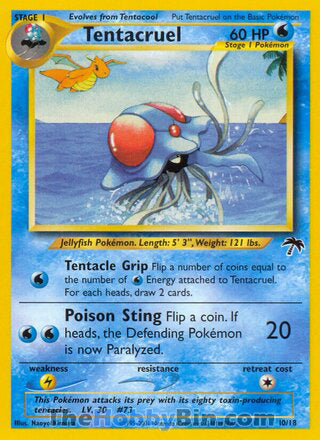 Tentacruel Southern Islands Promo #10/18