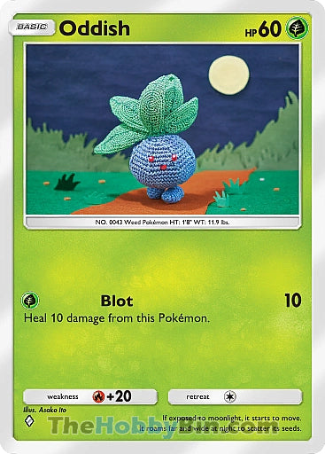 Oddish Space-Time Smackdown One Diamond #001/155