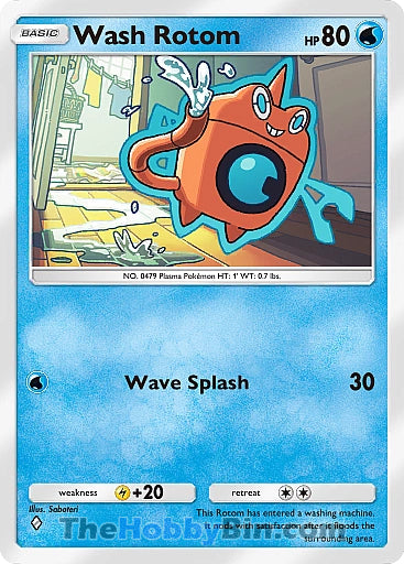 Wash Rotom Space-Time Smackdown One Diamond #047/155