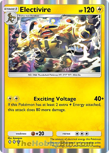Electivire Space-Time Smackdown Three Diamond #057/155