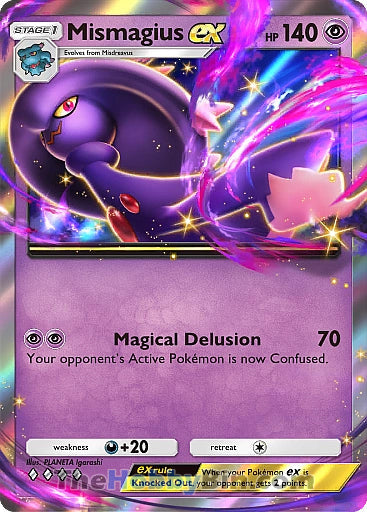 Mismagius ex Space-Time Smackdown Four Diamond #067/155
