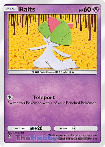 Ralts Space-Time Smackdown One Diamond #068/155