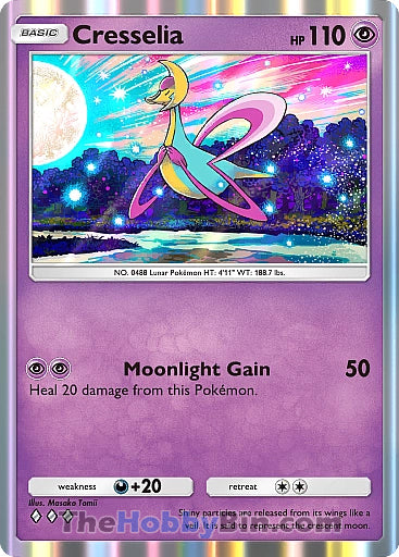 Cresselia Space-Time Smackdown Three Diamond #079/155