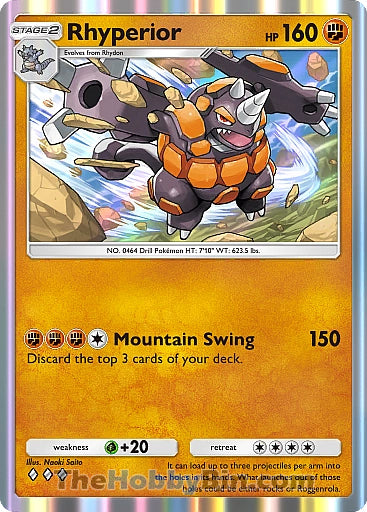 Rhyperior Space-Time Smackdown Three Diamond #082/155
