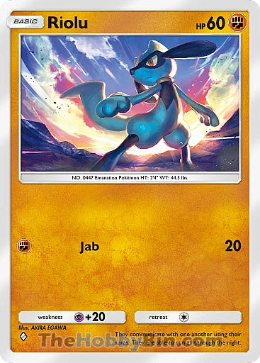 Riolu Space-Time Smackdown One Diamond #091/155