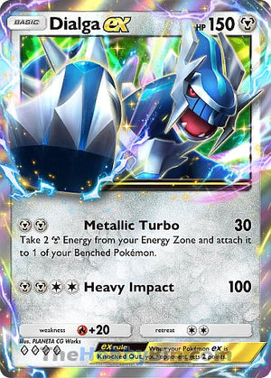 Dialga ex Space-Time Smackdown Four Diamond #119/155