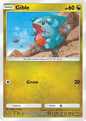 Gible Space-Time Smackdown One Diamond #121/155