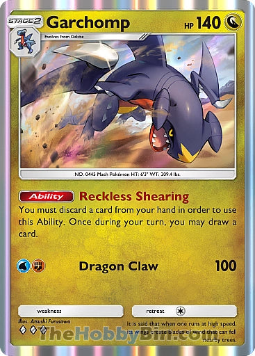 Garchomp Space-Time Smackdown Three Diamond #123/155